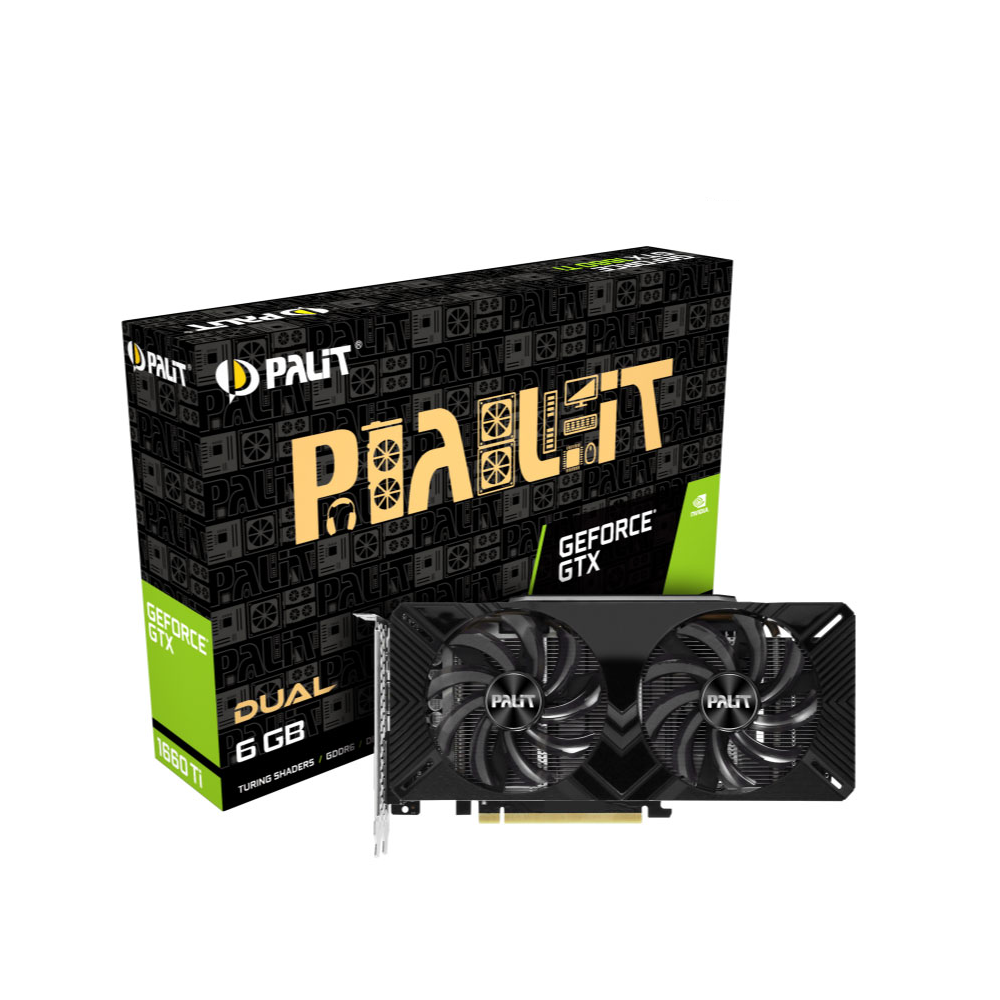 Imagen de PLACA DE VIDEO PALIT NVIDIA GEFORCE GTX 1660 TI 6G DUAL