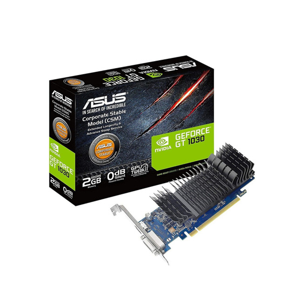 Imagen de PLACA DE VIDEO ASUS NVIDIA GT 1030 DDR5 2GB