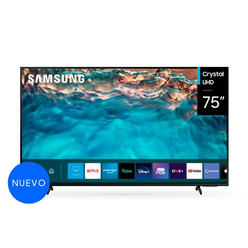 Imagen de Smart TV LED 75” 4K UHD Samsung Crystal UN75BU8000GCFV