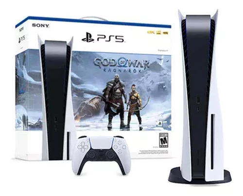 Imagen de Consola PS5 Playstation 5 Slim 1 TB + God Of War Ragnarok  + Joystick Extra