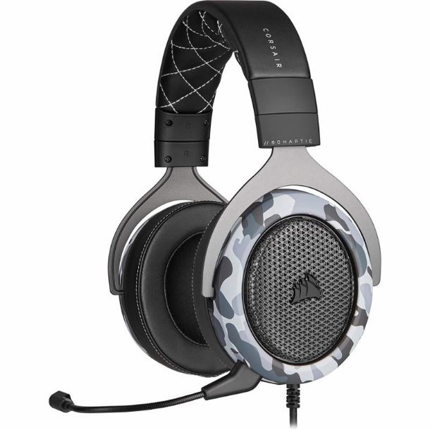 Imagen de AURICULARES CORSAIR HS60 Haptic USB Stereo Camuflados