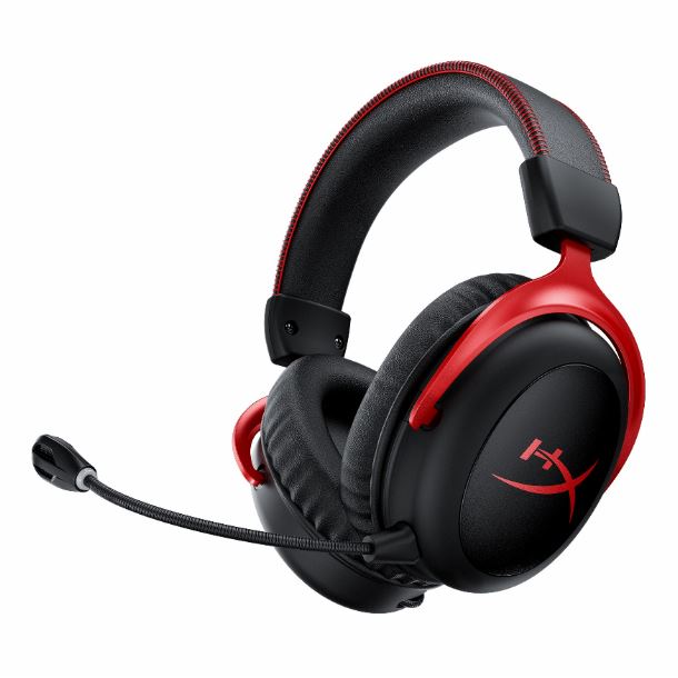 Imagen de AURICULARES HP HYPERX CLOUD II WIRELESS 7.1 BLACK/RED 4P5K4A