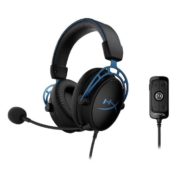 Imagen de AURICULARES HYPERX CLOUD ALPHA S 7.1 BLUE BLACK PC/PS4