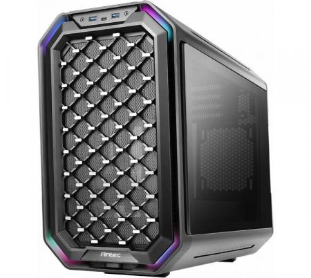 Imagen de Gabinete Antec Dark Cube Mesh ARGB Vidrio Templado