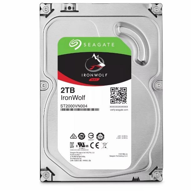 Imagen de DISCO HDD 2TB SATA3 SEAGATE 6 Gb/s IronWolf