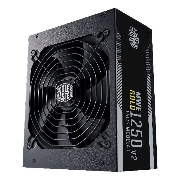 Imagen de FUENTE 1250W COOLERMASTER MWE V2 FULL MODULAR 80 PLUS GOLD