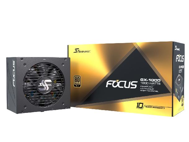 Imagen de FUENTE SEASONIC 1000W GOLD REAL FOCUS GX-1000