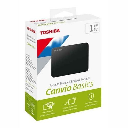 Imagen de HD EXTERNO 1TB TOSHIBA CANVIO BLACK USB 3.0