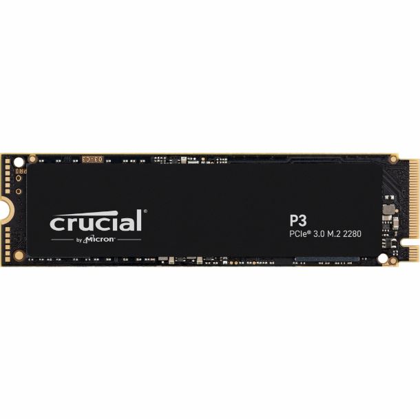 Imagen de HD SSD 1TB CRUCIAL P3 M.2 NVME GEN3 3500MB/S 2280