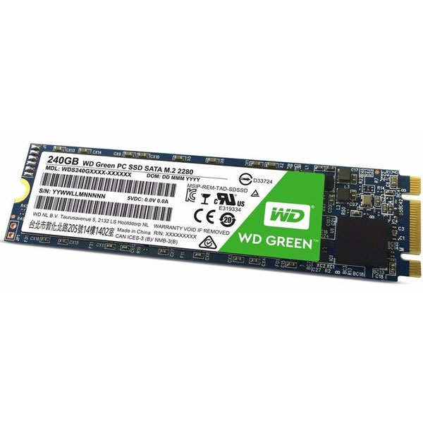 Imagen de HD SSD 240GB WESTERN DIGITAL GREEN M.2 SATA