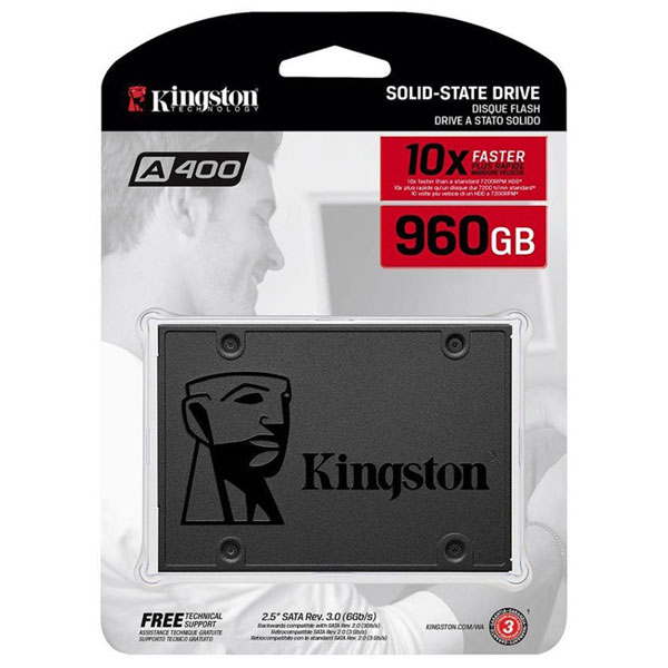 Imagen de HD SSD 960GB KINGSTON A400 SATA III 2.5