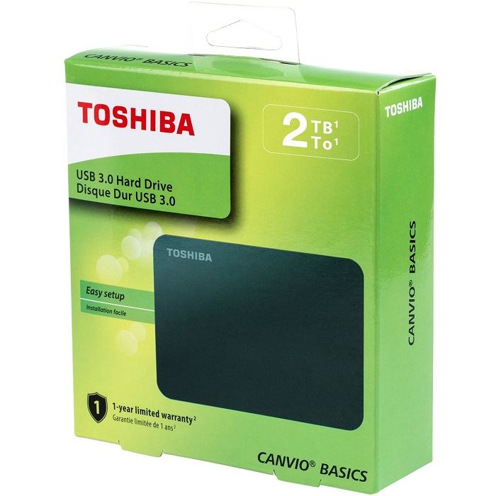 Imagen de HD TOSHIBA EXTERNO CANVIO 2TB BLACK 3.0 (0035)