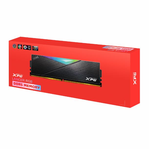 Imagen de MEMORIA 16GB DDR5 5200 ADATA XPG LANCER RGB