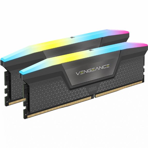 Imagen de MEMORIA 32GB (2x16GB) DDR5 5200 CORSAIR VENGEANCE RGB AMD EXPO