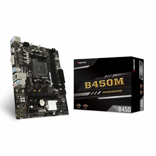 Imagen de MOTHER BIOSTAR B450M H DDR4 AM4