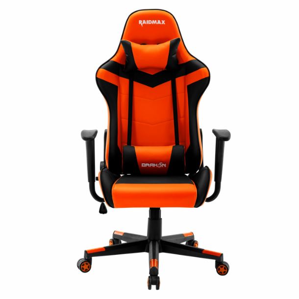 Imagen de SILLA GAMER RAIDMAX DK606OG NARANJA-NEGRO