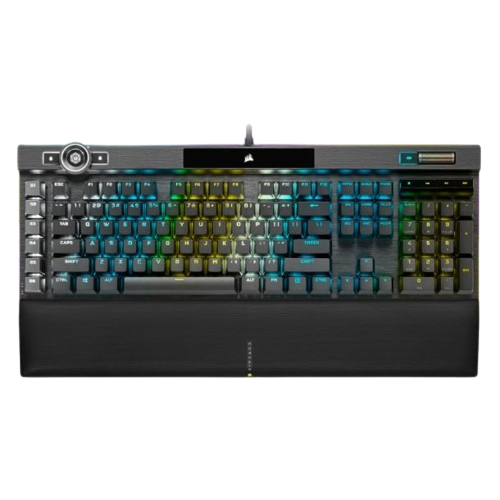 Imagen de TECLADO CORSAIR GAMER K100 RGB BLACK OPTOMECH