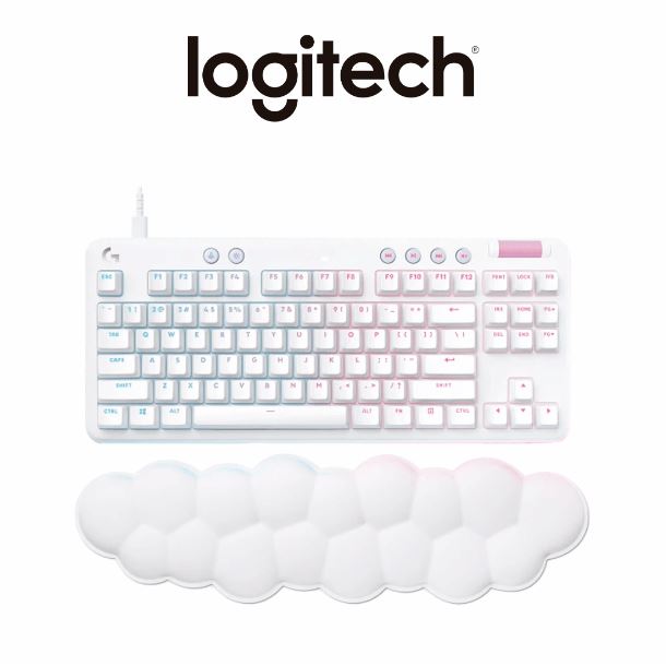 Imagen de TECLADO MECANICO LOGITECH G713 TKL AURORA WHITE RGB TACTILE