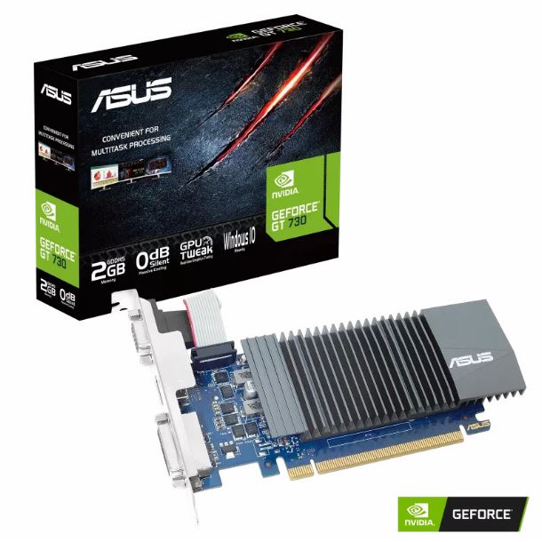 Imagen de VIDEO GEFORCE GT 730 2GB DDR5 ASUS