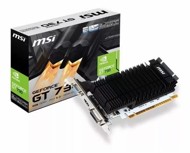 Imagen de VIDEO GEFORCE GT 730 2GB MSI 2GD3H LP DDR3