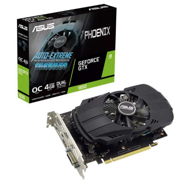 Imagen de VIDEO GEFORCE GTX 1650 4GB ASUS PHOENIX EVO OC EDITION