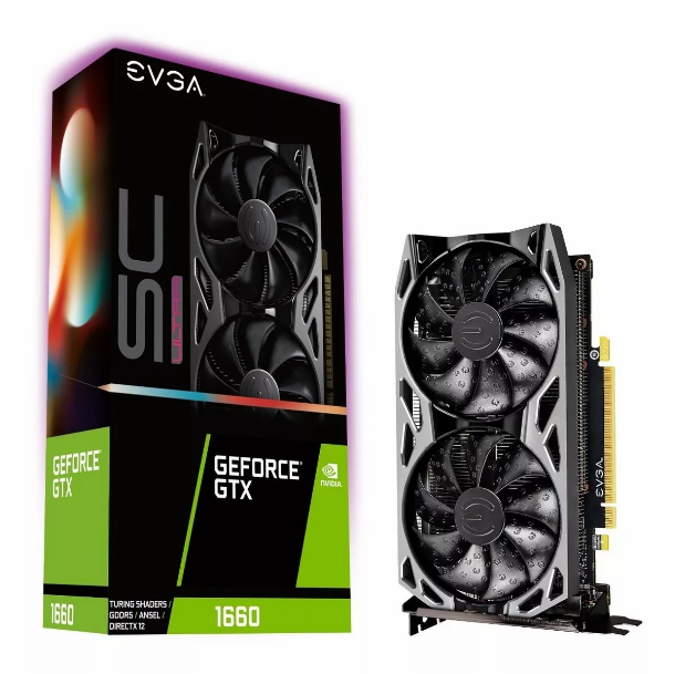 Imagen de VIDEO GEFORCE GTX 1660 6GB EVGA SC ULTRA GAMING