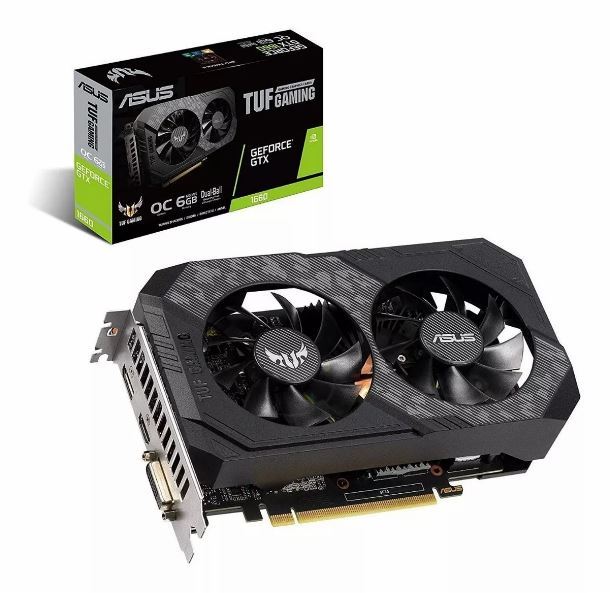 Imagen de VIDEO GEFORCE GTX 1660 SUPER 6GB ASUS TUF GAMING OC