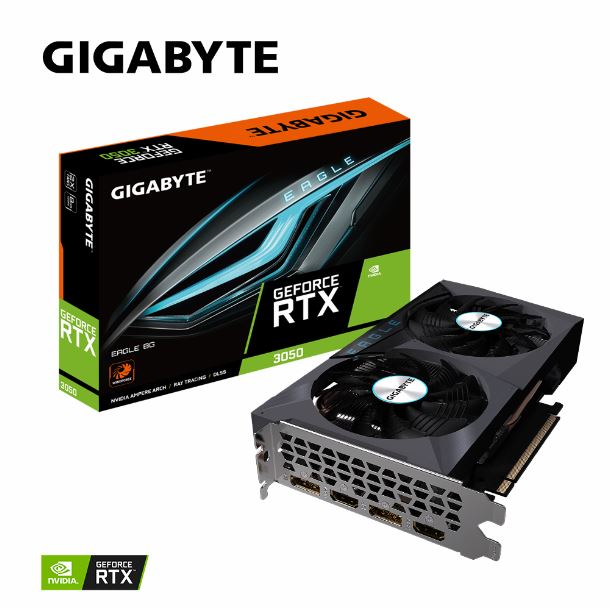 Imagen de VIDEO GEFORCE RTX 3050 8GB GIGABYTE EAGLE