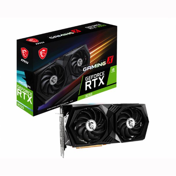 Imagen de VIDEO GEFORCE RTX 3050 8GB MSI GAMING X