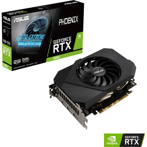 Imagen de VIDEO GEFORCE RTX 3060 12GB ASUS PHOENIX