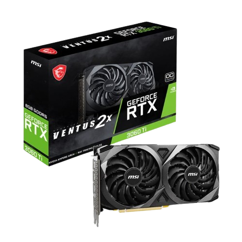 Imagen de VIDEO GEFORCE RTX 3060 TI 8GB MSI VENTUS 2X