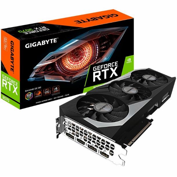 Imagen de VIDEO GEFORCE RTX 3070 8GB GIGABYTE GAMING OC LHR