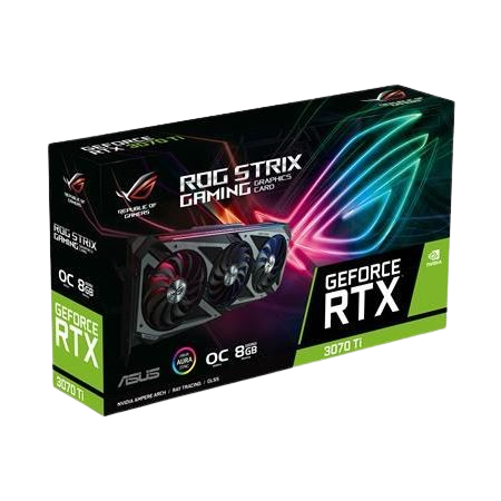 Imagen de VIDEO GEFORCE RTX 3070 TI 8GB ASUS ROG STRIX OC