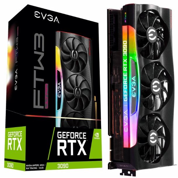 Imagen de VIDEO GEFORCE RTX 3090 24GB EVGA FTW3 ULTRA ICX3 ARGB