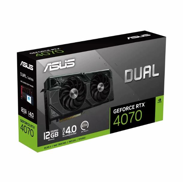 Imagen de VIDEO GEFORCE RTX 4070 12GB ASUS DUAL