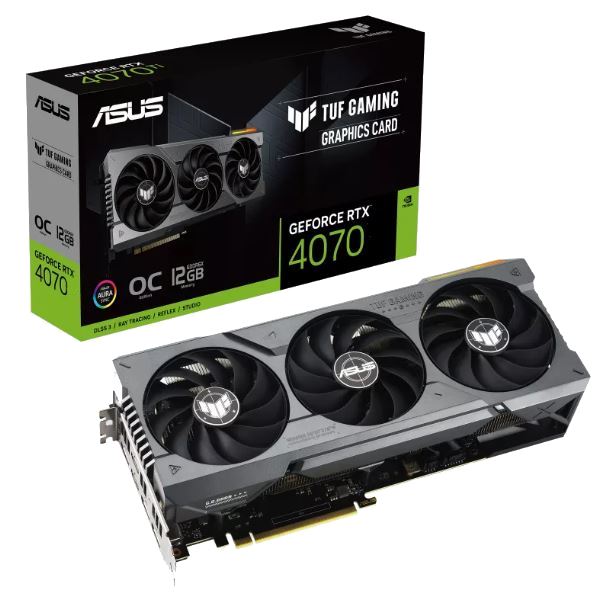 Imagen de VIDEO GEFORCE RTX 4070 12GB ASUS TUF GAMING OC