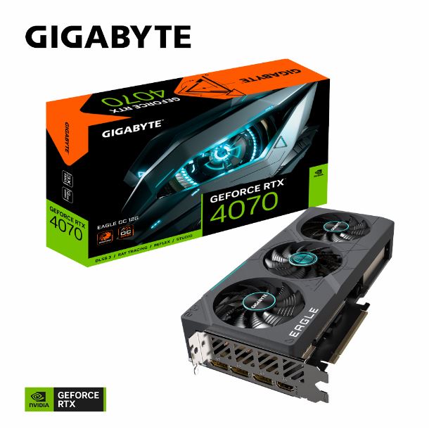 Imagen de VIDEO GEFORCE RTX 4070 12GB GIGABYTE EAGLE OC