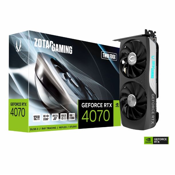 Imagen de VIDEO GEFORCE RTX 4070 12GB ZOTAC TWIN EDGE