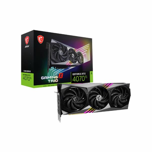 Imagen de VIDEO GEFORCE RTX 4070 TI 12GB MSI GAMING X TRIO