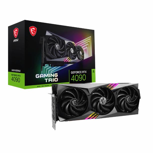 Imagen de VIDEO GEFORCE RTX 4090 24GB MSI GAMING TRIO