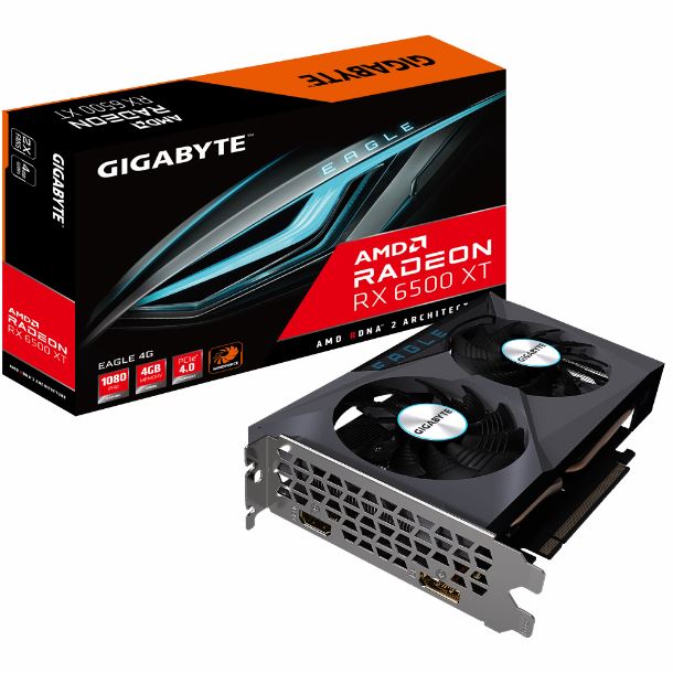 Imagen de VIDEO RADEON RX 6500 XT 4GB GIGABYTE EAGLE