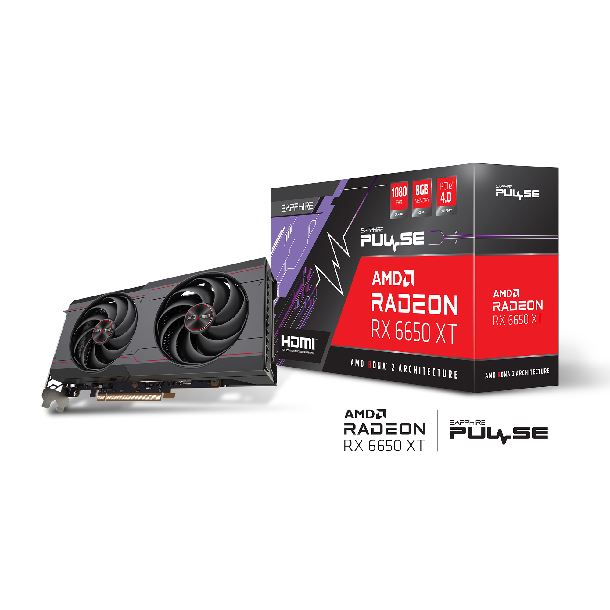 Imagen de VIDEO RADEON RX 6650 XT 8GB SAPPHIRE PULSE +Q 6600