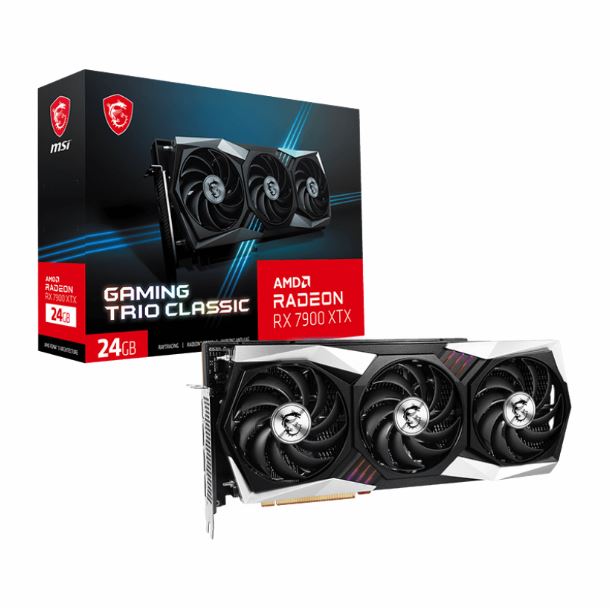 Imagen de VIDEO RADEON RX 7900 XTX 24GB MSI GAMING TRIO CLASSIC